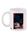 Cartoon Girl Printed Coffee Mug White/Black/Beige 11ounce