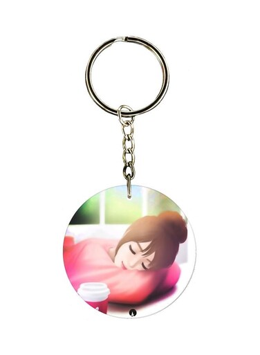 Printed Single Sided Keychain