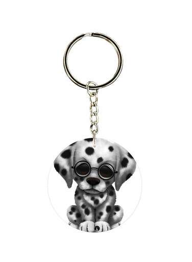 Dog Printed Keychain