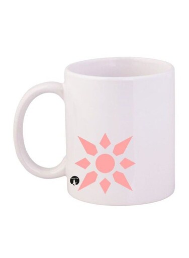 Digimon Printed Mug White/Red 12ounce