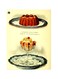 Decorative Themed Metallic Plate Yellow/Red/Beige 20x15cm