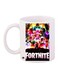 Fortnite Printed Coffee Mug White/Black/Red 11ounce