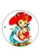 Cat Printed Fridge Magnet Multicolour