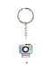 Cartoon Themed Single Sided Keychain