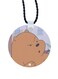 We Bare Bear Printed Car Mirror Pendant