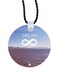 English Phrases Printed Car Mirror Pendant
