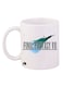 Final Fantasy VII Printed Coffee Mug White/Black/Blue 12ounce