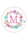 Letter M Printed Fridge Magnet Multicolour