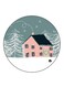 A House Printed Fridge Magnet Multicolour