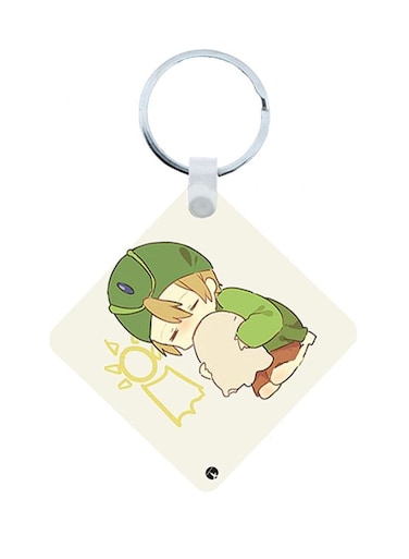 Digimon Anime Wooden Keychain