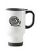 Snail Printed Travel Mug White 13centimeter
