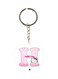Hello Kitty Letter H Printed Keychain