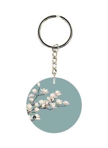Floral Printed Keychain
