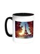 A Painting Of Paris Printed Coffee Mug Black/White 11ounce