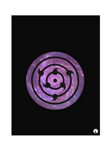 Anime Naruto Metal Plate Poster Multicolour 15x20centimeter