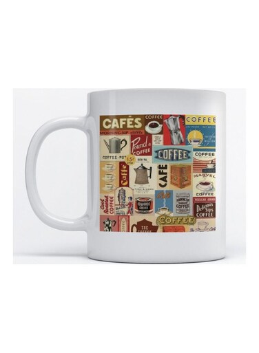 Mug Coffee Lovers for Coffee and Tea White
