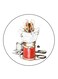 Mouse Printed Fridge Magnet Multicolour
