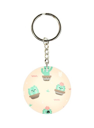 Cartoon Printed Keychain
