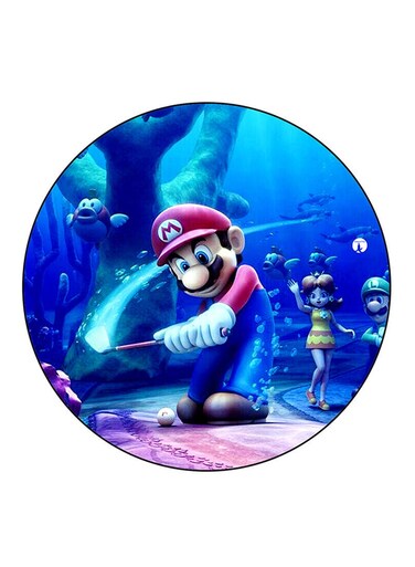 Video Game Super Mario Printed Fridge Magnet Multicolour