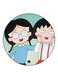 Anime Chibi Maruko Chan Theme Printed Fridge Magnet Blue/Green/Black