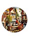 Vintage Art Printed Fridge Magnet Multicolour