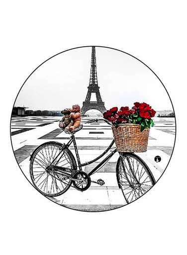 The Eiffel Tower Printed Fridge Magnet Multicolour