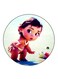 Disney Printed Fridge Magnet Round Multicolour