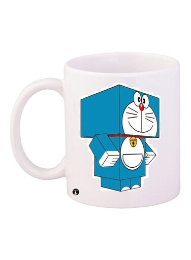 Doraemon Printed Coffee Mug White/Blue/Red
