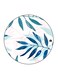 Leaves Printed Fridge Magnet Green/Blue/White 5.5 x 5.5cm