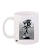 Sonic Video Game Printed Mug White/Grey Standard Size