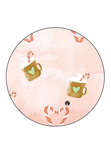 Coffee Printed Fridge Magnet Multicolour