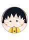 Anime Chibi Maruko Chan Theme Printed Fridge Magnet Black/Yellow/k