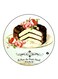 Cake Printed Fridge Magnet Multicolour