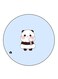 A Panda Printed Fridge Magnet Multicolour