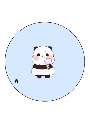 A Panda Printed Fridge Magnet Multicolour