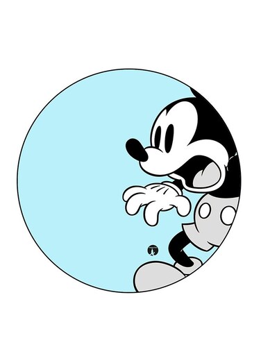 Disney Printed Fridge Magnet Multicolour 5.5 x 5.5cm