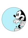 Disney Printed Fridge Magnet Multicolour 5.5 x 5.5cm
