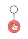 Cartoon Printed Dual Sided Keychain