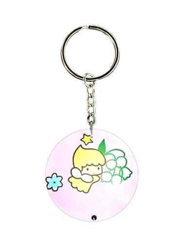 Cartoon Printed Keychain