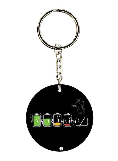 Batteries Printed Keychain