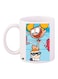 Dexter's Laboratory Printed Coffee Mug White/Blue/Beige 11ounce