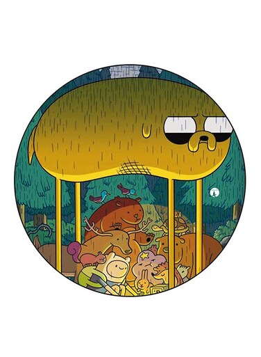 Adventure Time Printed Fridge Magnet Multicolour