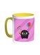 Cartoon Drawing - The Joy Of Eid Printed Coffee Mug Yellow/White 11ounce