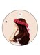Girl Printed Fridge Magnet Multicolour