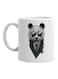 Panda Printed Mug White/Grey Standard