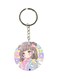 Cartoon Printed Double Sided Keychain