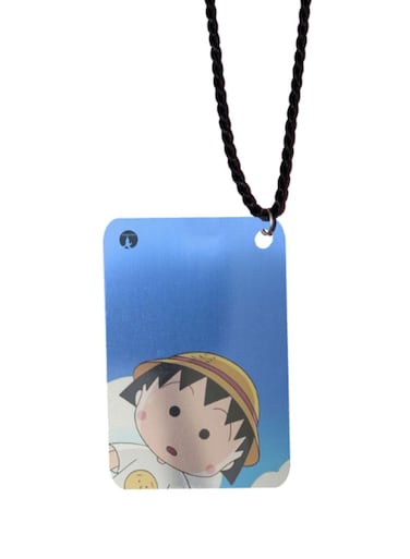 Chibi Maruko Chan Printed Car Mirror Pendant
