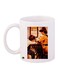 Book Printed Coffee Mug White/Orange/Black 11ounce