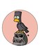 Simpsons Printed Fridge Magnet Multicolour