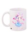 Cartoon Girl Printed Coffee Mug White/Blue/Pink 11ounce